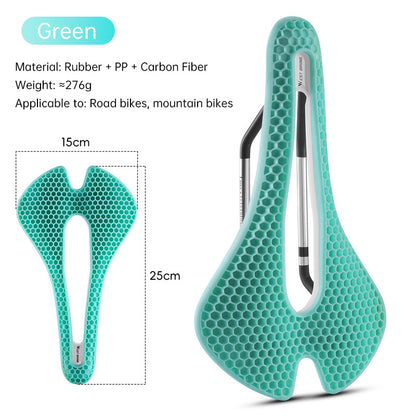 WEST BIKING TPE Honeycomb Breathable Bike Saddle – for racing, road, MTB