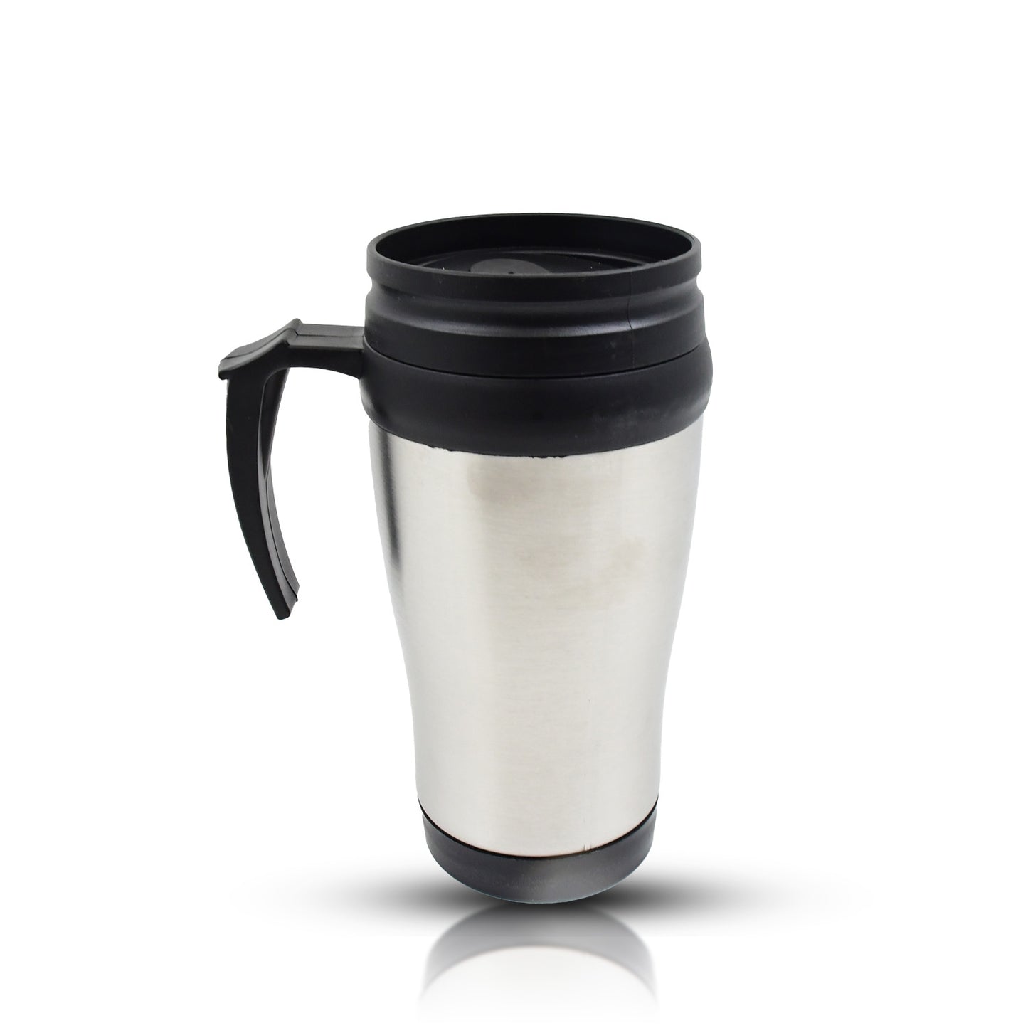 Stainless Steel Vacuum Glass Insulated Glass Coffee Cups (With Lid  Handle  1 Pc)