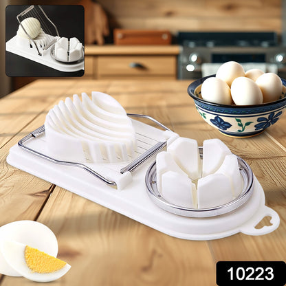 2 In 1 Egg Slicer Egg Cutter For Hard Boiled Eggs