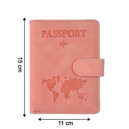 Premium World Map Design Travel Passport Holder  Wallet (15x11cm  1 Pc)