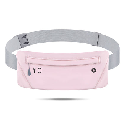 Sports chest waist bag dual-use men's and women's lightweight high-end super Pu crossbody bag outdoor internet famous running phone bag