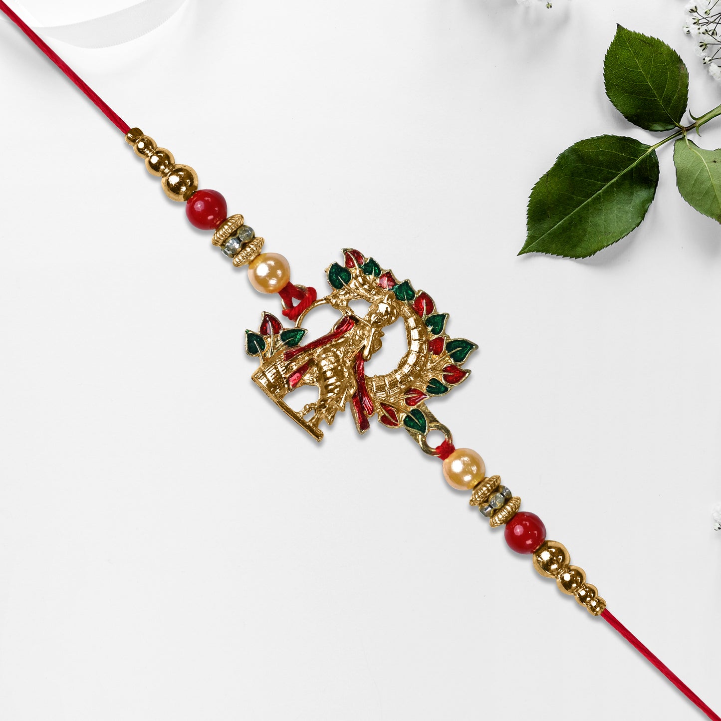 Krishna Rakhi With Decorative Beads