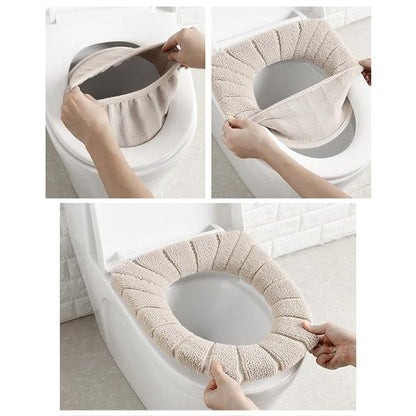 1458 Winter Comfortable Soft Toilet Seat Mat Cover Pad Cushion Plush