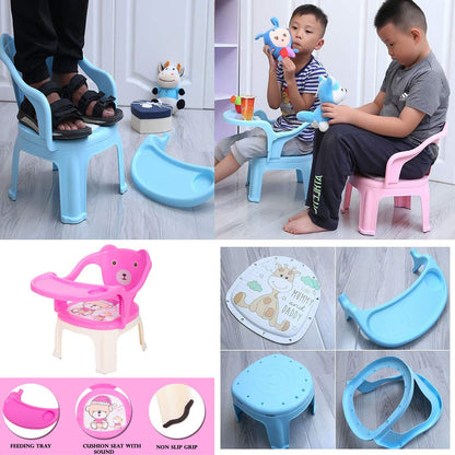 3183 Baby Chair With Tray Strong And Durable Plastic Chair For Kidsplastic School Study Chairfeeding Chair For Kids Portable High Chair For Kids