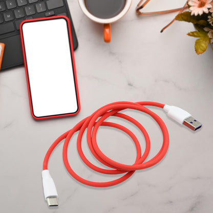 12659 Unique Type C Dash Charging Usb Data Cable  Fast Charging Cable  Data Transfer Cable For All C Type Mobile Use