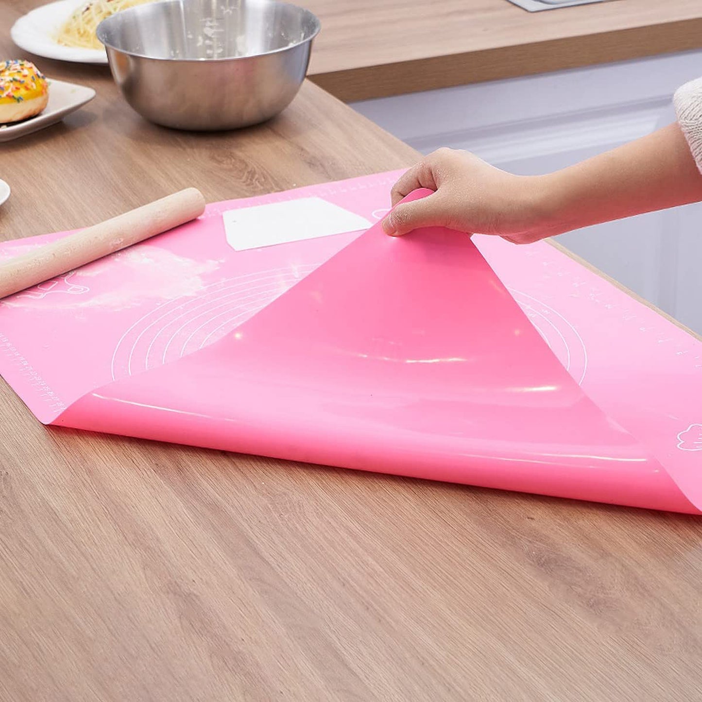 Rolling Baking Mat With Measurements (6545 Cm  1 Pc)