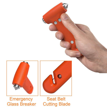 9393 Car Safety Hammeremergency And Rescue Toolcar Window Breaker And Seatbelt Cuttersafety Hammer Emergency Rescue Toolcar Window Breaking Seat Belt Cutter (1 Pc)