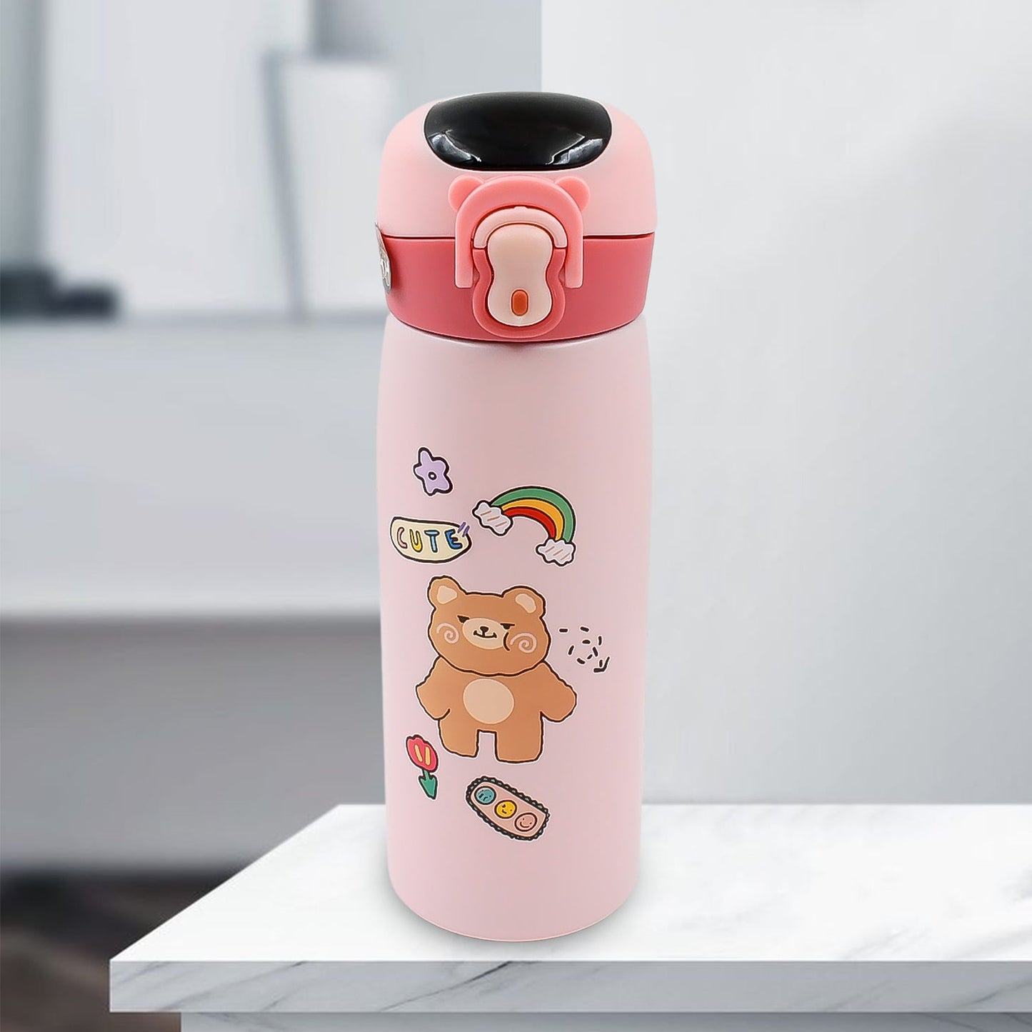 Smart Vacuum Insulated Water Bottle With Led Temperature Display (450 Ml Approx)