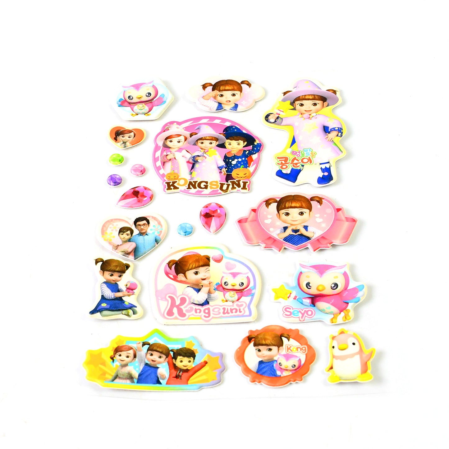 Multipurpose Adhesive 3d Stickers (1 Sheet  1510 Cm)