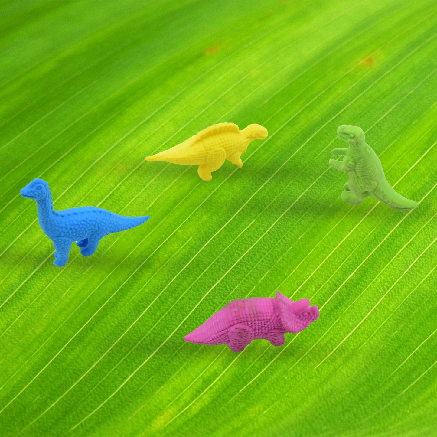 4310 Small Dinosaur Shaped Erasers Animal Erasers For Kids Dinosaur Erasers Puzzle 3d Eraser Desk Pets For Students Soft Non-dust Stationery Activity Toy For School Supplies (4 Pc Set)