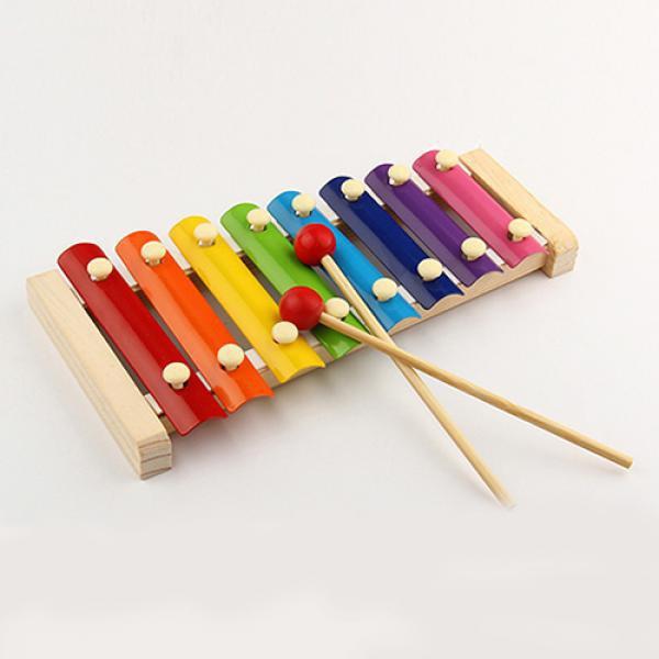 1912 Wooden Xylophone Musical Toy For Children (Multicolor)