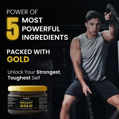 Himalayan Shilajit Gold Resin  20g  Helps Improve Stamina  Contains Gold