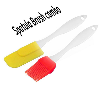 2170 Spatula And Pastry Brush For Cake Decoration