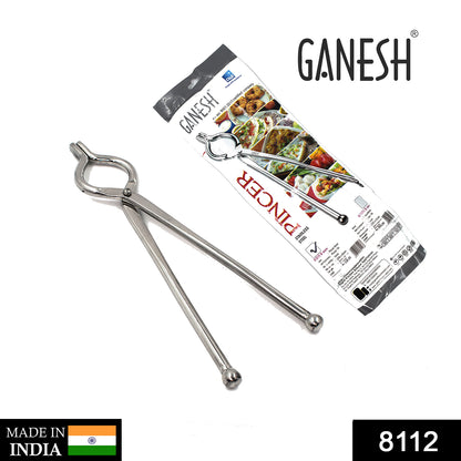 8112 Ganesh Premium Quality Unbreakable Stainless Steel Goti Sandsisansipakkadpincerchimtatongsutensil Holder Smart Kitchen Tool - 8mm