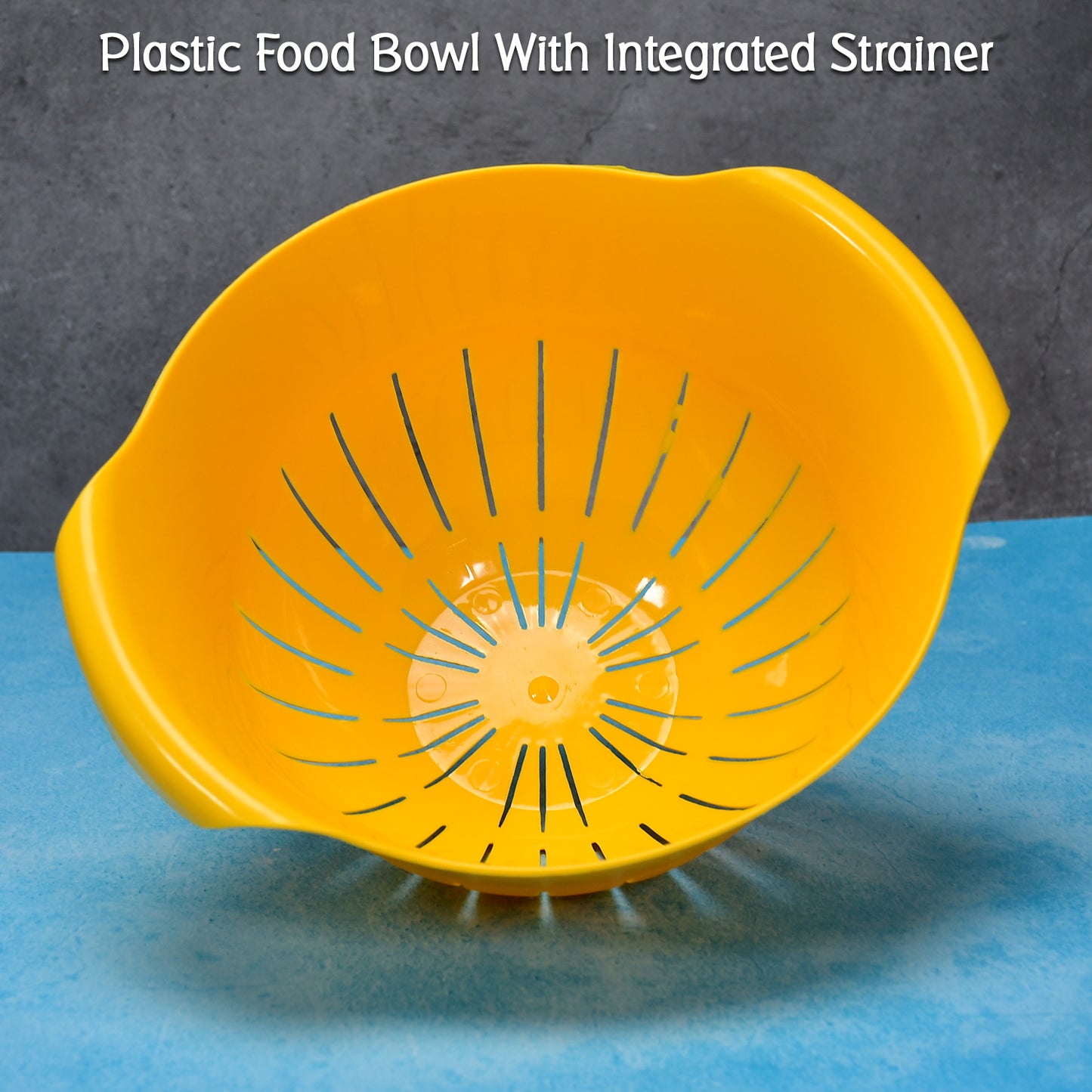 2312 Plastic Fruits Vegetable Noodles Pasta Washing Bowl  Strainer