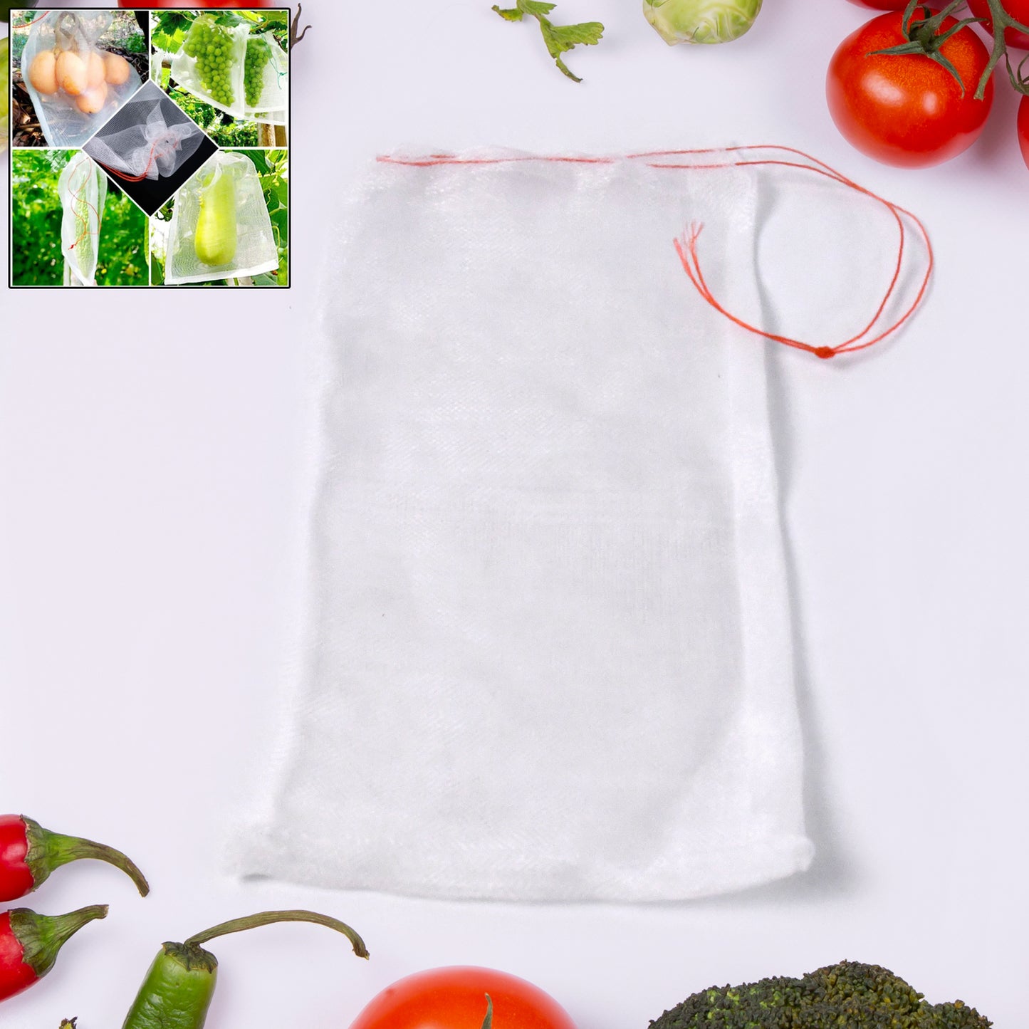 Protective Garden Barrier Cover For Bag Plants Grapes Figs Flowers And Vegetables