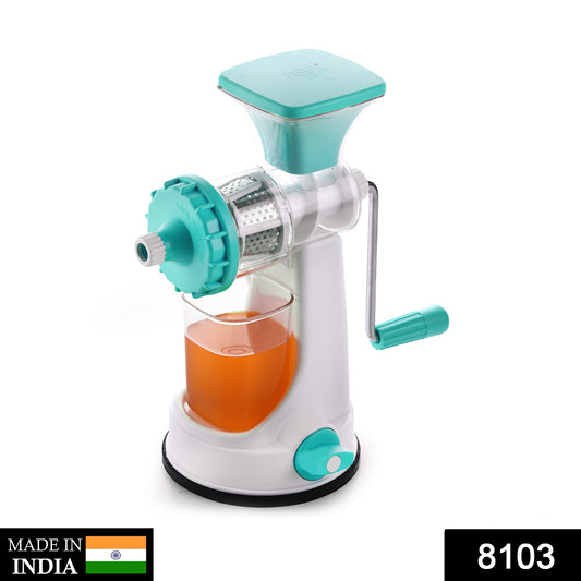 8103 Ganesh Kitchenware Plastic Hand Juicer New Smart Fruit  Vegetable Multipurpose Juicer (Colorrandom Greenblueredorange) ( Colors May Vary )  (Multicolor Pack Of 1)