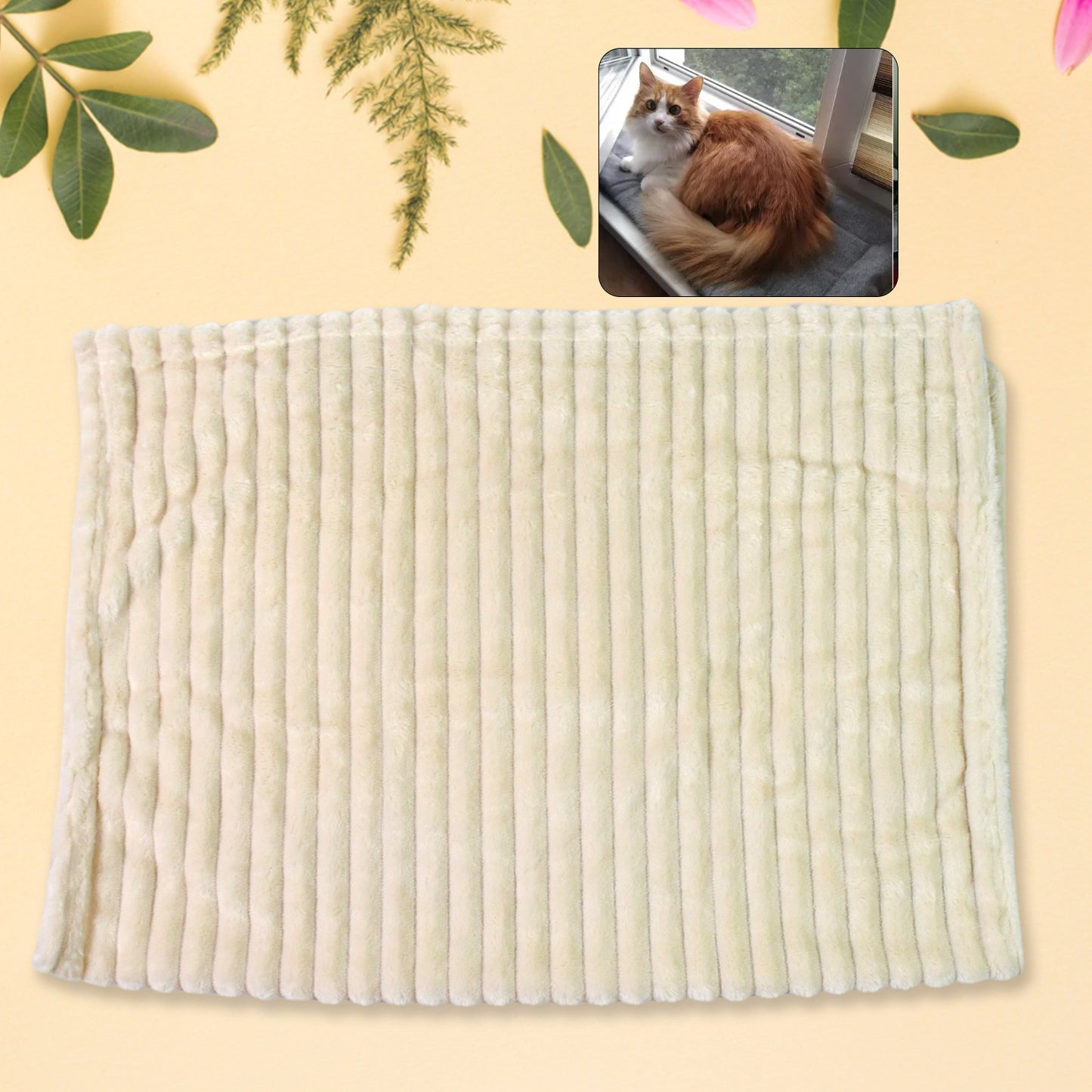 Pet Soft Cat Dog Blanket  Towel Soft Warm Sleep Mat (7050 Cm  1 Pc  Mix Color  Design)