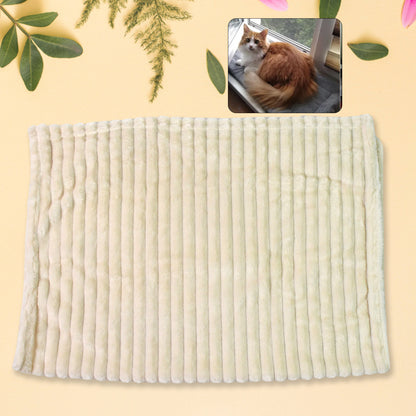 Pet Soft Cat Dog Blanket  Towel Soft Warm Sleep Mat (7050 Cm  1 Pc  Mix Color  Design)