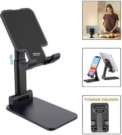 6032 Foldable Mobile Stand With Angle Adjustable Desktop Table Mobile Holder