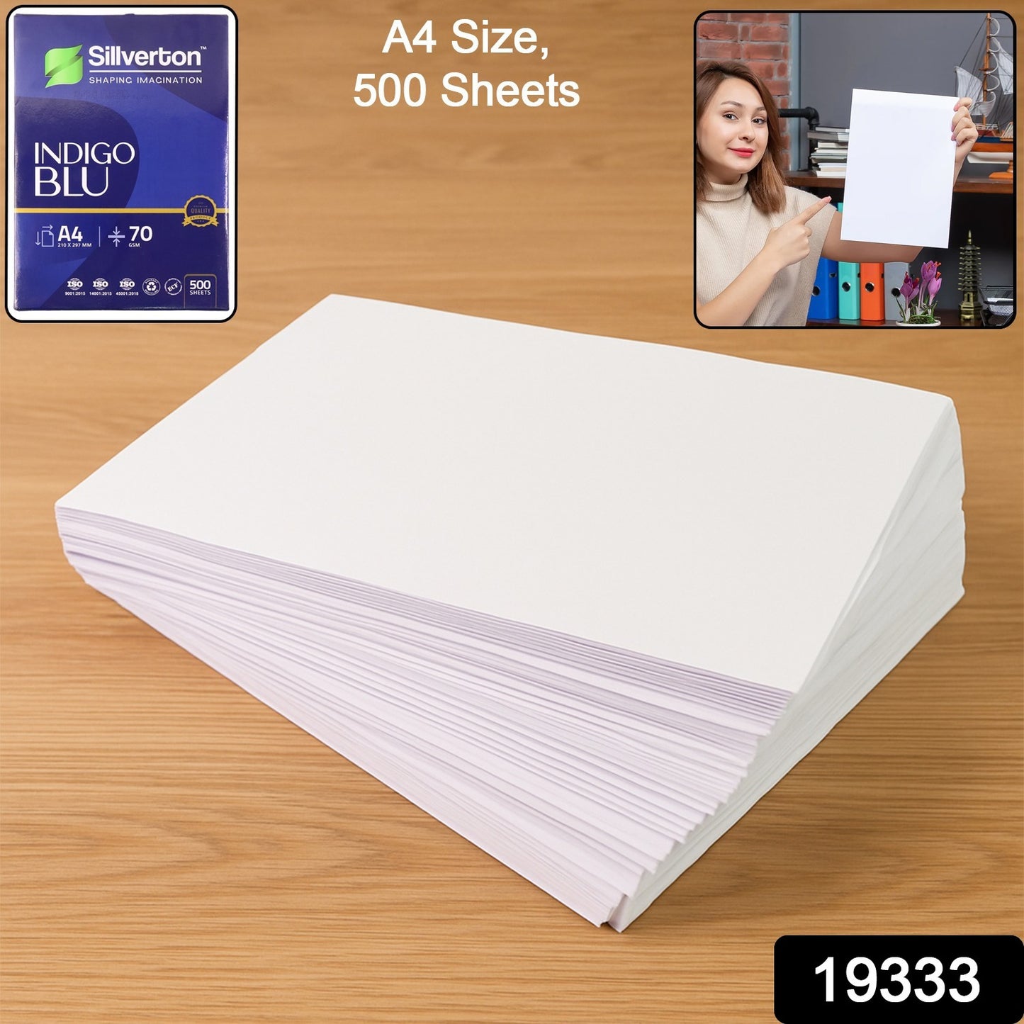 500 Sheets A4 Size Multipurpose Copier Paper  70 Gsm High Bright White Printing Paper