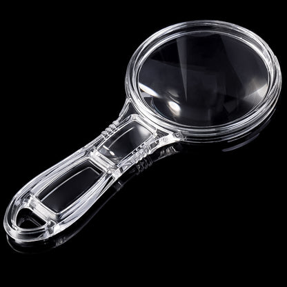 Handheld Plastic Magnifying Glasses (1 Pc  55 Mm)