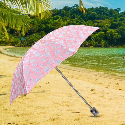 3-foldumbrella Summer Sun Foldable Cute Umbrella Uv Protection Sun Umbrella  Travel Accessories  Umbrella For Children Girls And Boys (1 Pc)