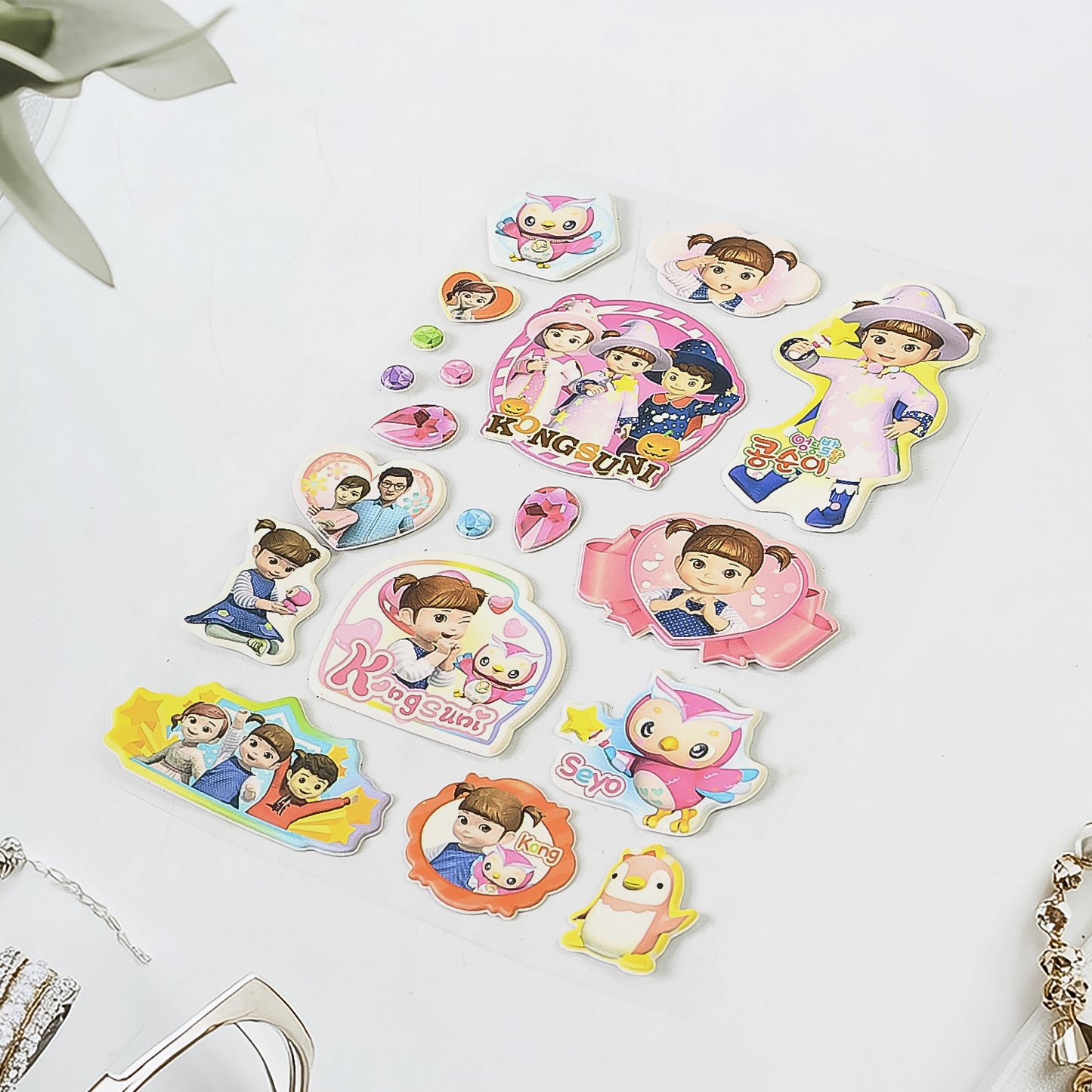 Multipurpose Adhesive 3d Stickers (1 Sheet  1510 Cm)