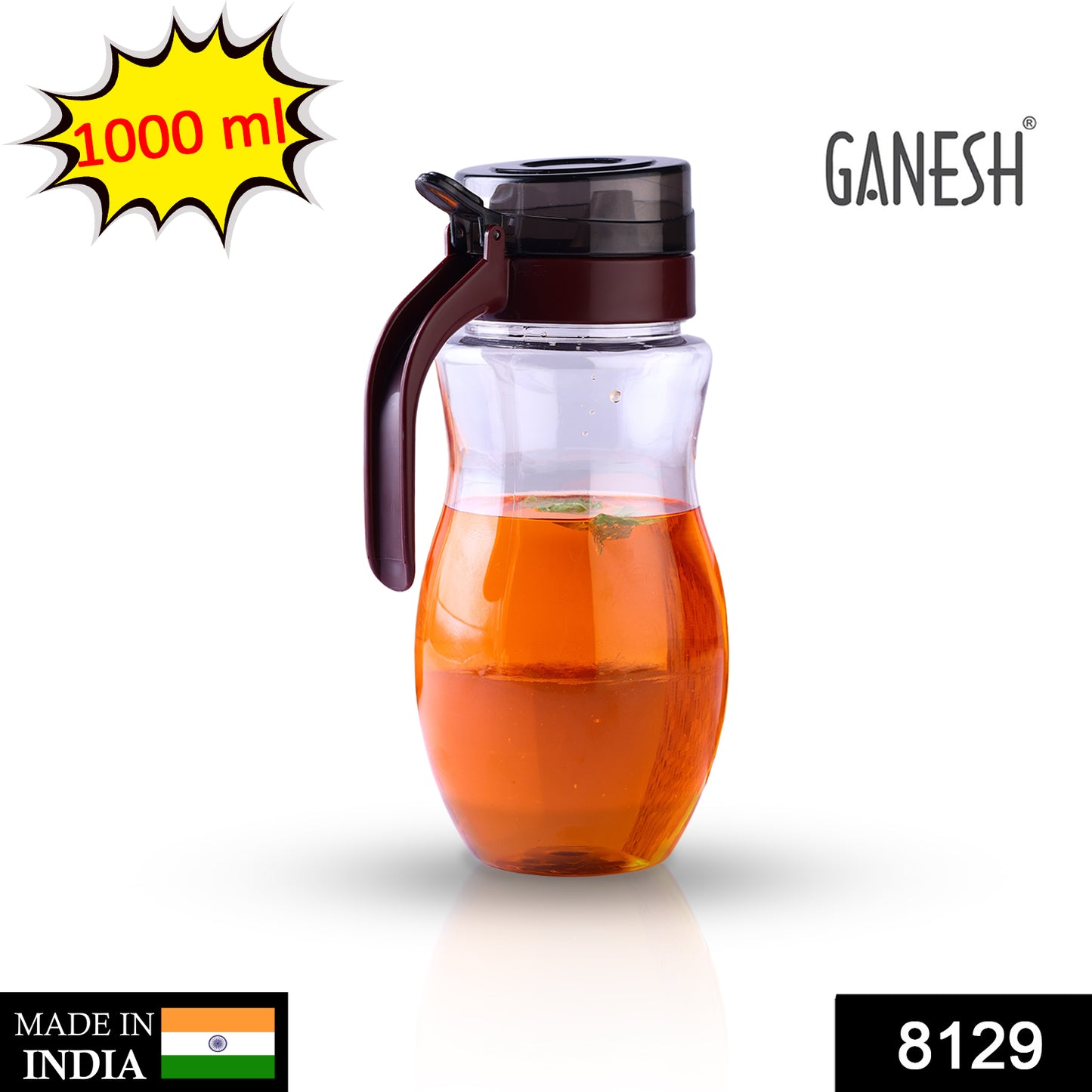 8129 Oil Dispenser Stainless Steel With Small Nozzle 1000ml