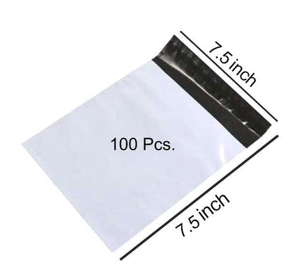 0920 Tamper Proof Courier Bags (7_5x7_5 Inch) Pack Of 100pcs