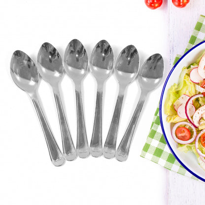 Small Stainless Steel Table Spoons (6 Pcs)