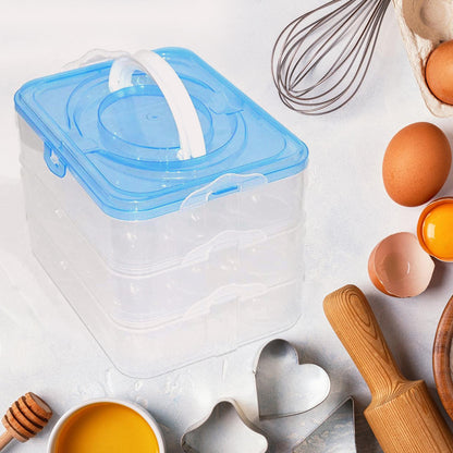 2643 3-layer Plastic Refrigerator Egg Storage Box (36 Grid)