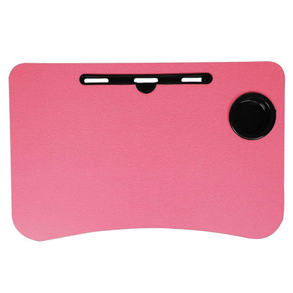 4494 Multi-purpose Laptop Desk For Study And Reading With Foldable Non-slip Legs Reading Table Tray  Laptop Table Laptop Stands Laptop Desk Foldable Study Laptop Table ( Pink )