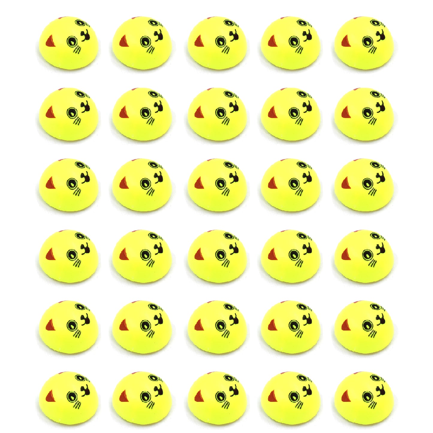 4419 30pcs Pull Back Smiley Toy