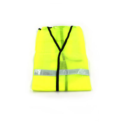 7437 Green Safety Jacket For Having Protection Against Accidents Usually In Construction Areas.