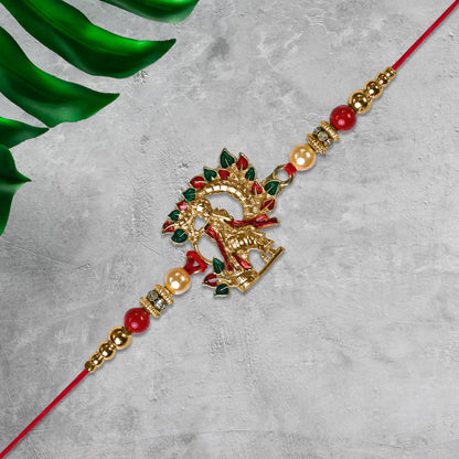 Krishna Rakhi With Decorative Beads