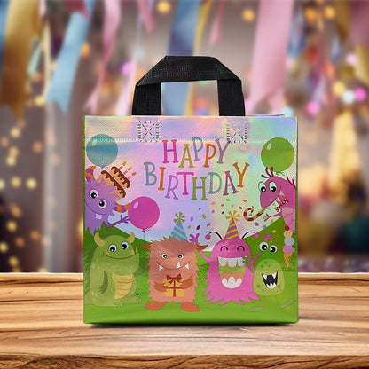 Birthday Gift Bag Reusable Party Gift Bags (1 Pc  Mix Design)