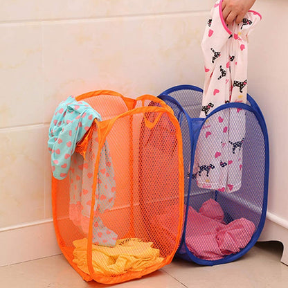 0252 Foldable Laundry Basket Storage Box Multipurpose Basket