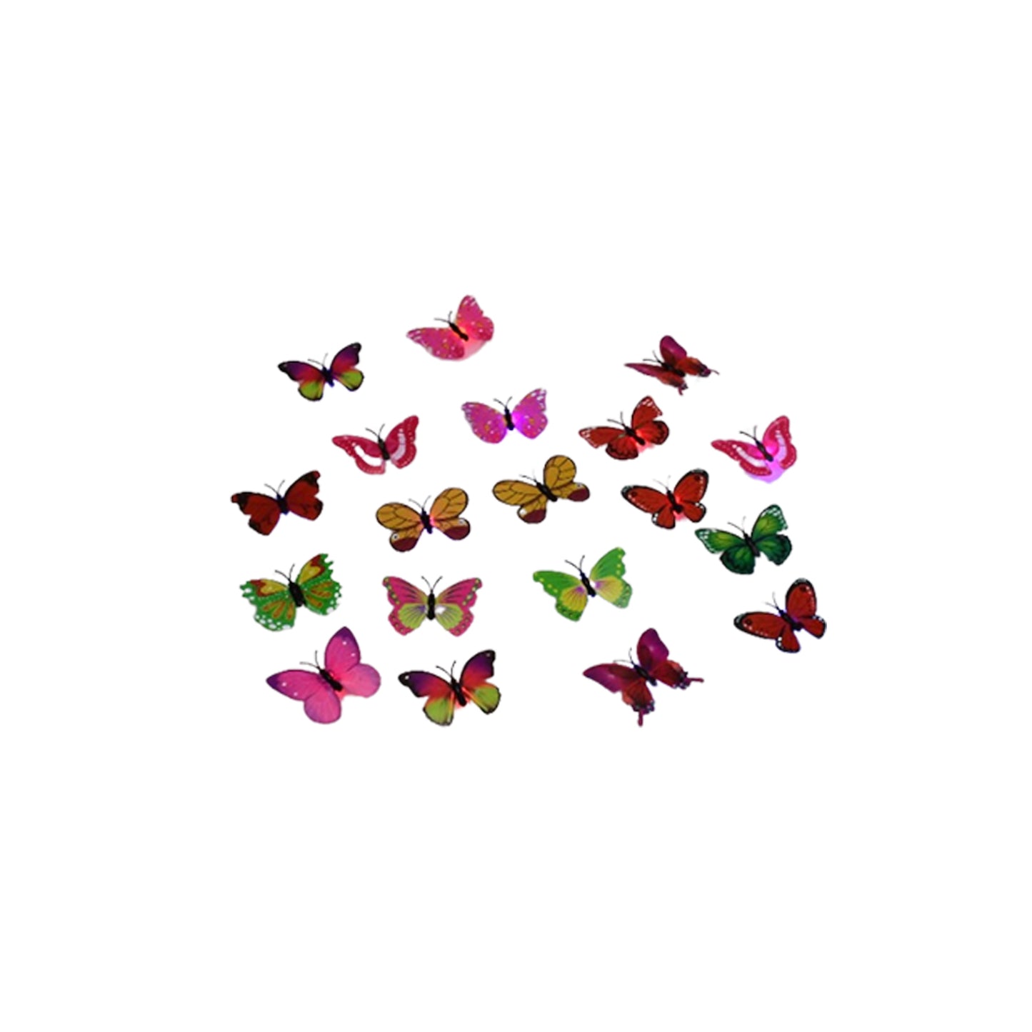 6497 Butterfly 3d Night Lamp Comes With 3d Illusion Design Suitable For Drawing Room Lobby. (Pack Of 50)