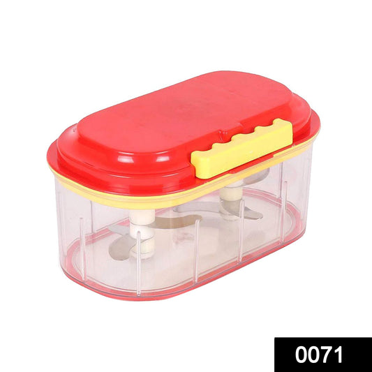 0071 Plastic Vegetable Chopper  (1000 Ml)