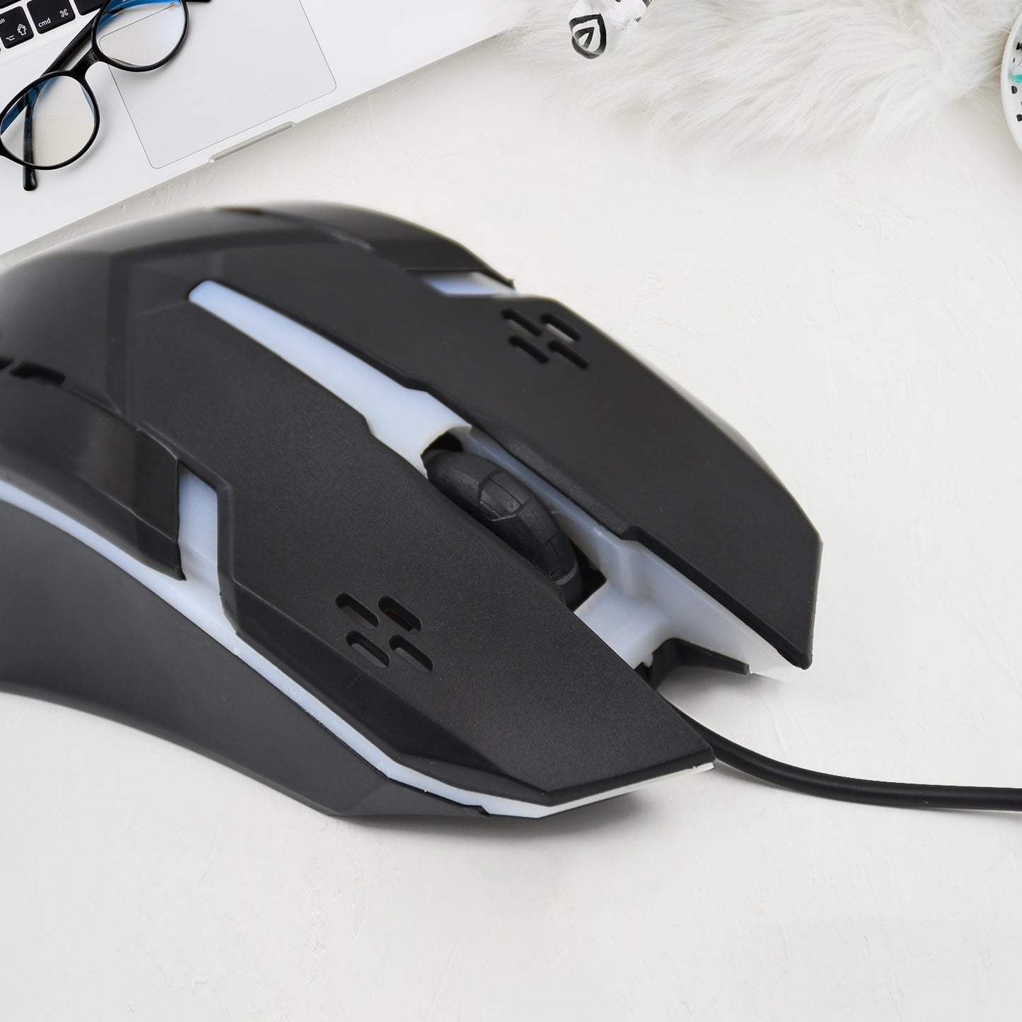 Computer  Laptop Usb Wired Optical Mouse (1 Pc)