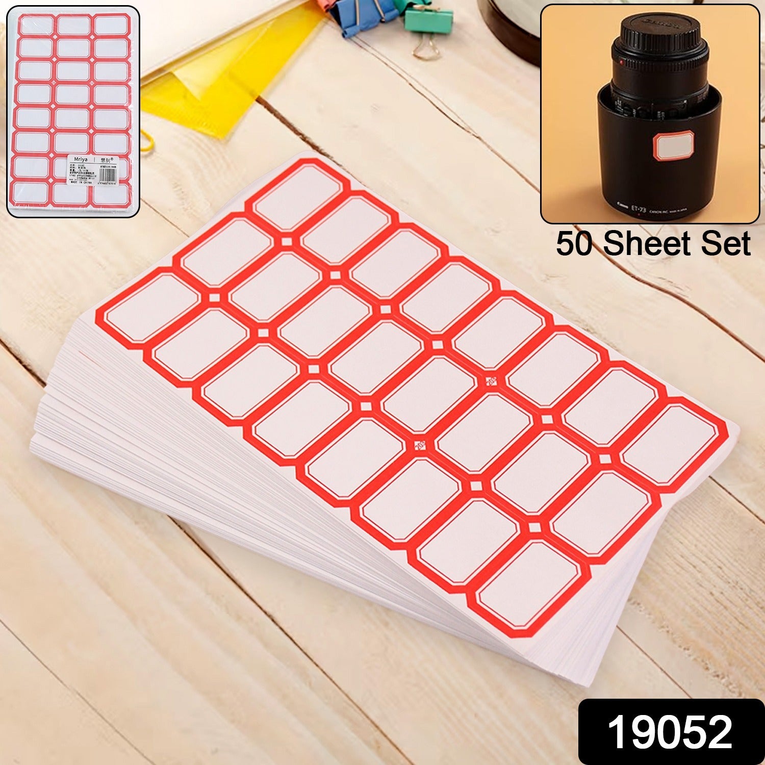 Multipurpose Writable Blank Label Sticker Sheets (50 Sheet) – THEGSND LLP