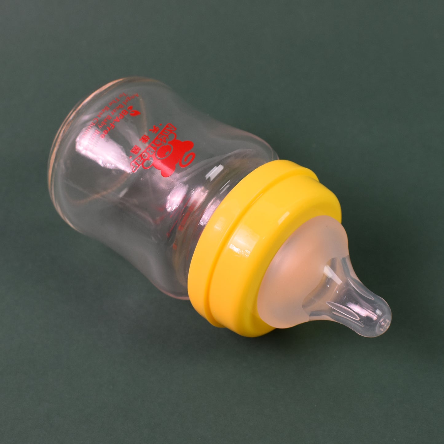 Glass Baby Feeding Bottle (120 Ml  1 Pc)