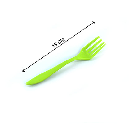 2839 Small Plastic 6pc Serving Fork Set For Kitchen