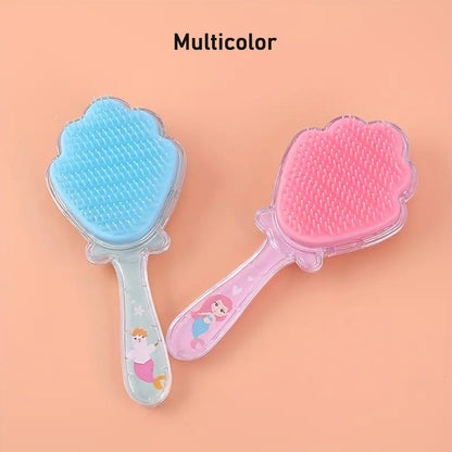 Cartoon Hair Brush Massage Shower Comb Blur Wet Salon (1 Pc )