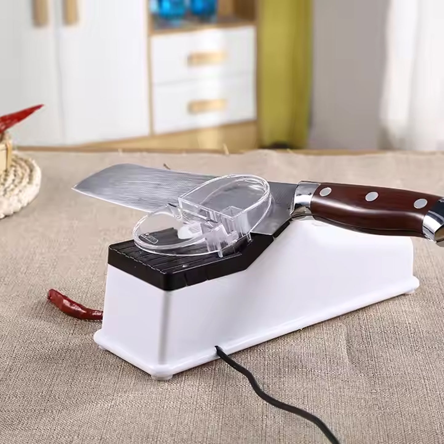 Electric Knives Sharpener Usb Powered Multi-function (1 Pc)