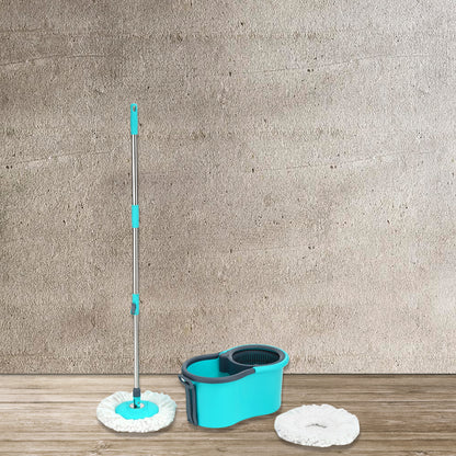 4941 Quick Spin Mop Plastic Spin Bucket Floor Cleaning Easy Wheels  Big Bucket Floor Cleaning Mop With Bucket