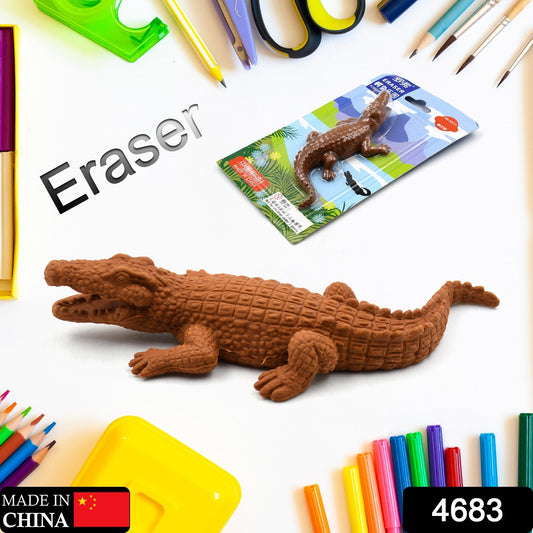 4683 Crocodile Shaped Erasers Animal Erasers For Kids Crocodile Erasers 3d Eraser Mini Eraser Toys Desk Pets For Students Classroom Prizes Class Rewards Party Favors