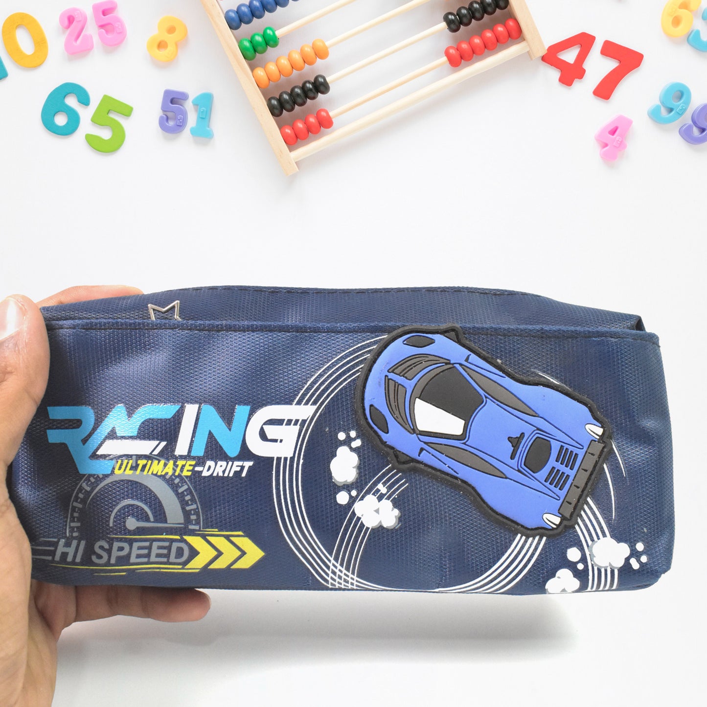 Pencil Pouch With Zipper (1 Pc  2 Compartment)