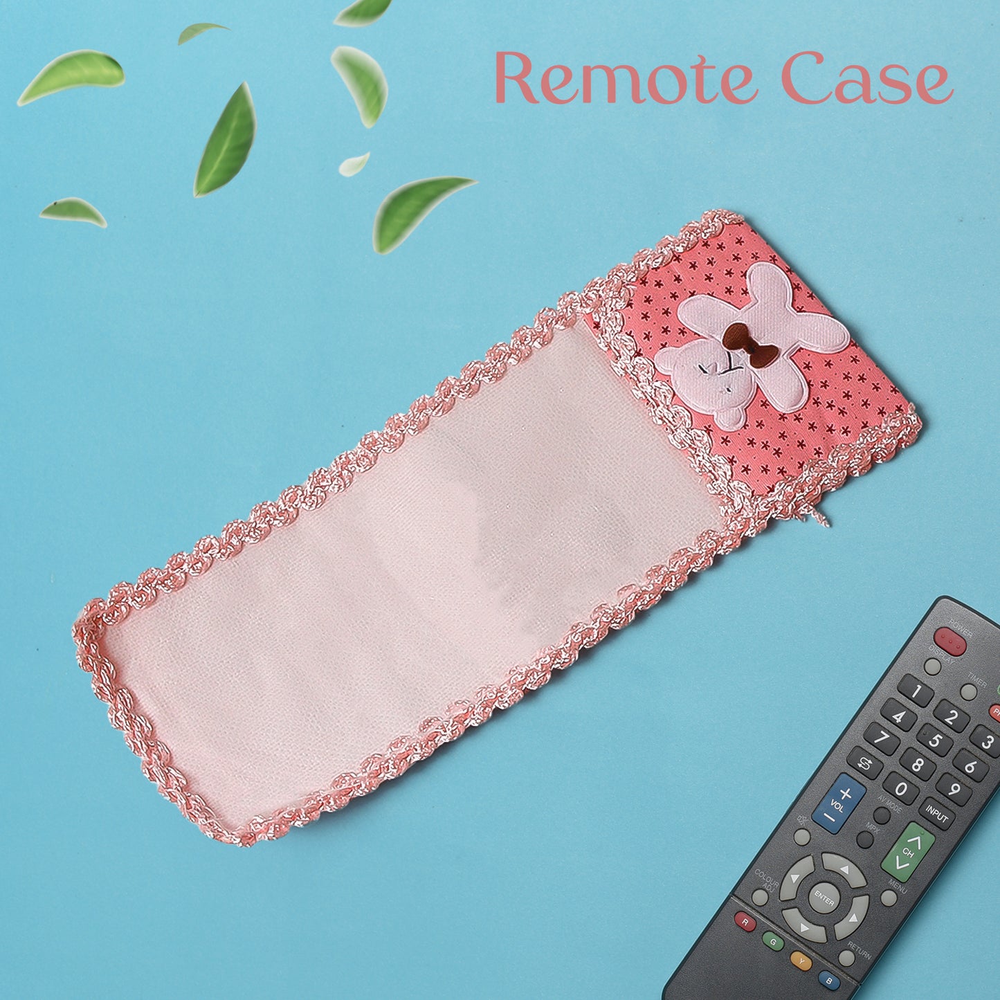 Cartoon Cloth Lace Remote Control Cover Remote Case (1 Pc  218 Cm  Medium)